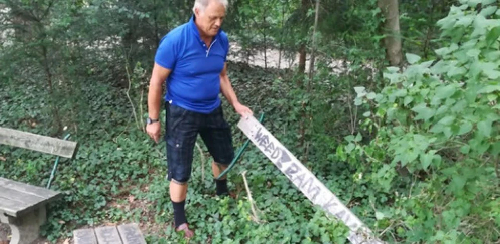 Norbert Höfler prangert die Zustände in Neunkirchen an.