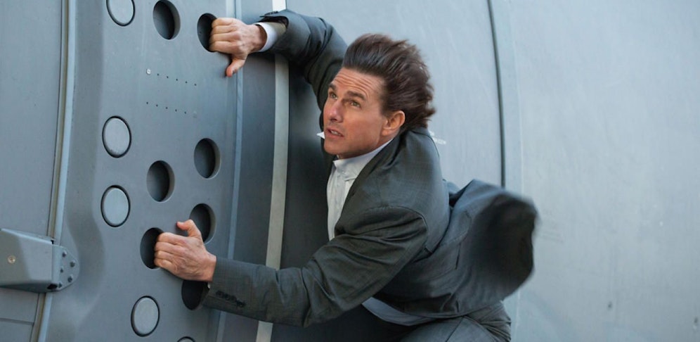 Tom Cruise beim Flugzeugstunt von "Mission: Impossible - Rogue Nation"