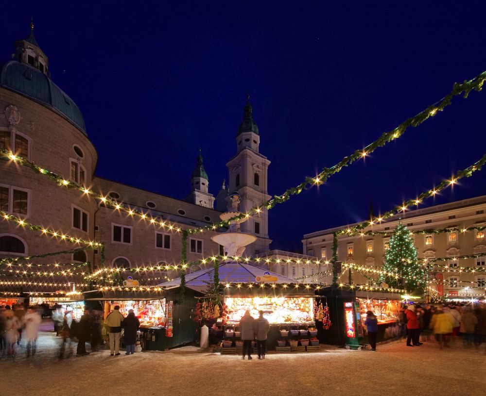 Salzburger Christkindlmarkt ist der Schönste in Europa Österreich