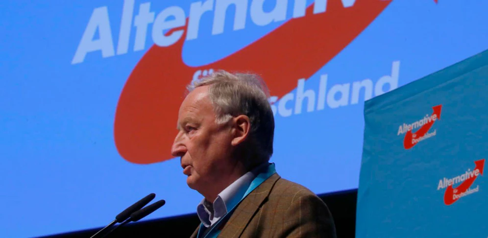 Alexander Gauland beim Parteitag in Köln