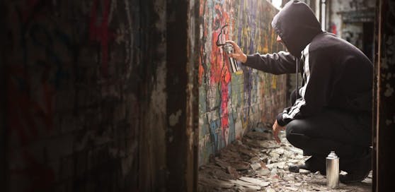 Die Polizei forschte drei Graffiti-Sprayer aus