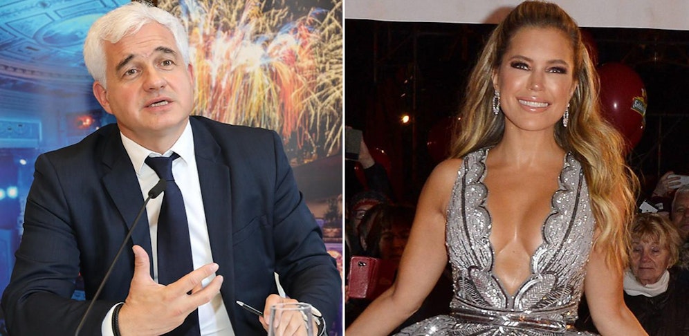 Hajo Frey bootete Silvie Meis aus  wegen dieses Kleids, bzw. wegen dieses Ausschnitts.