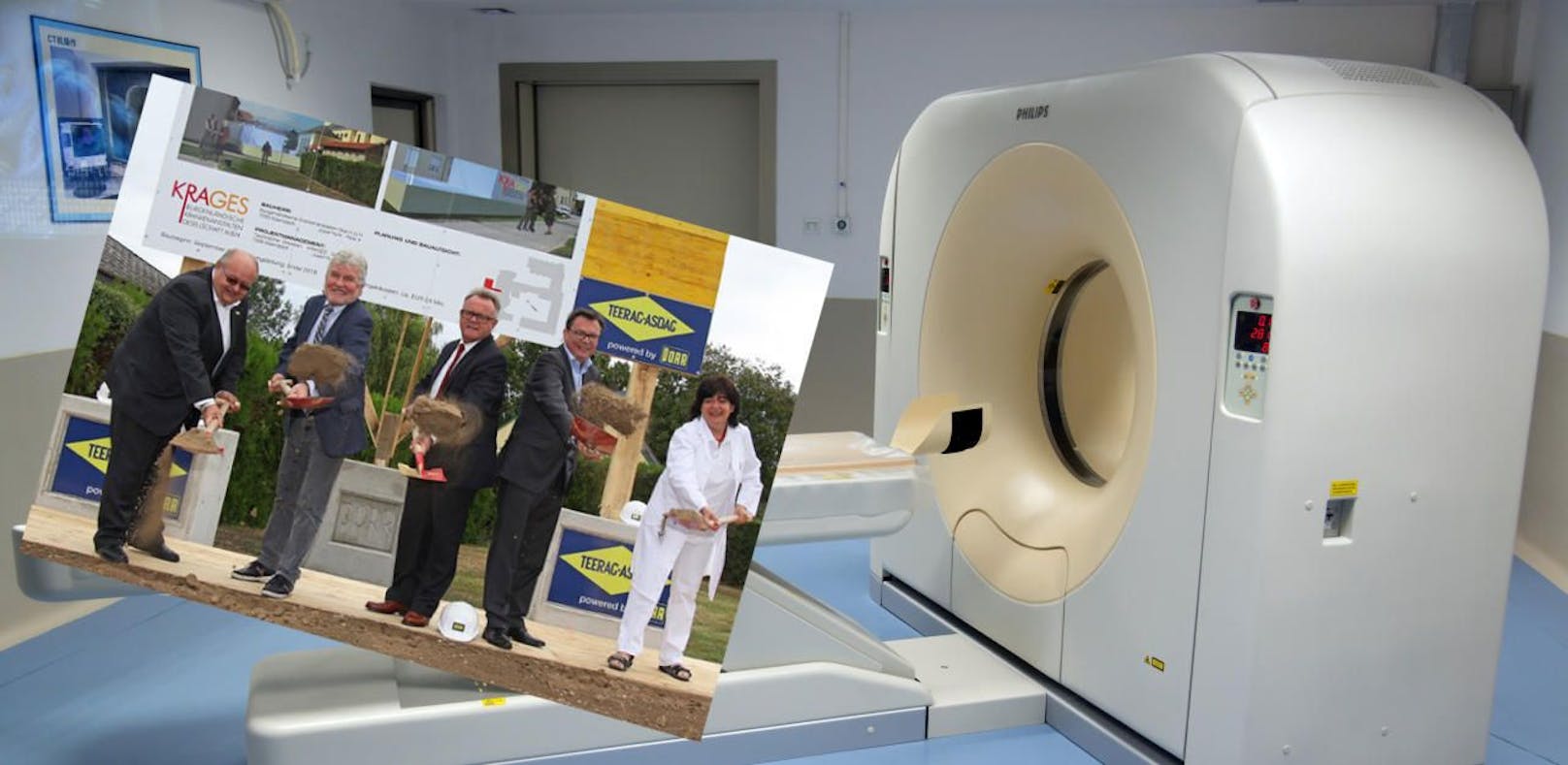 Das Krankenhaus Kittsee bekommt ein neues, lang ersehntes Magnetresonanz-Gerät. 