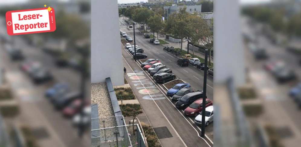 "Da hat sich jemand in der Nacht ordentlich Mühe gegeben", schreibt Leserreporterin Nicole. 
