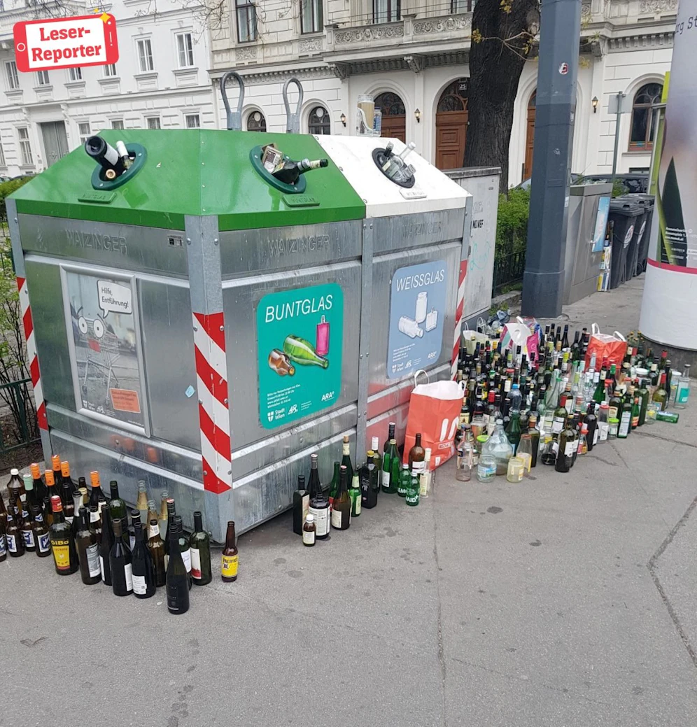 In Alsergrund haben die Wiener am Wochenende offenbar ordentlich gefeiert.  
