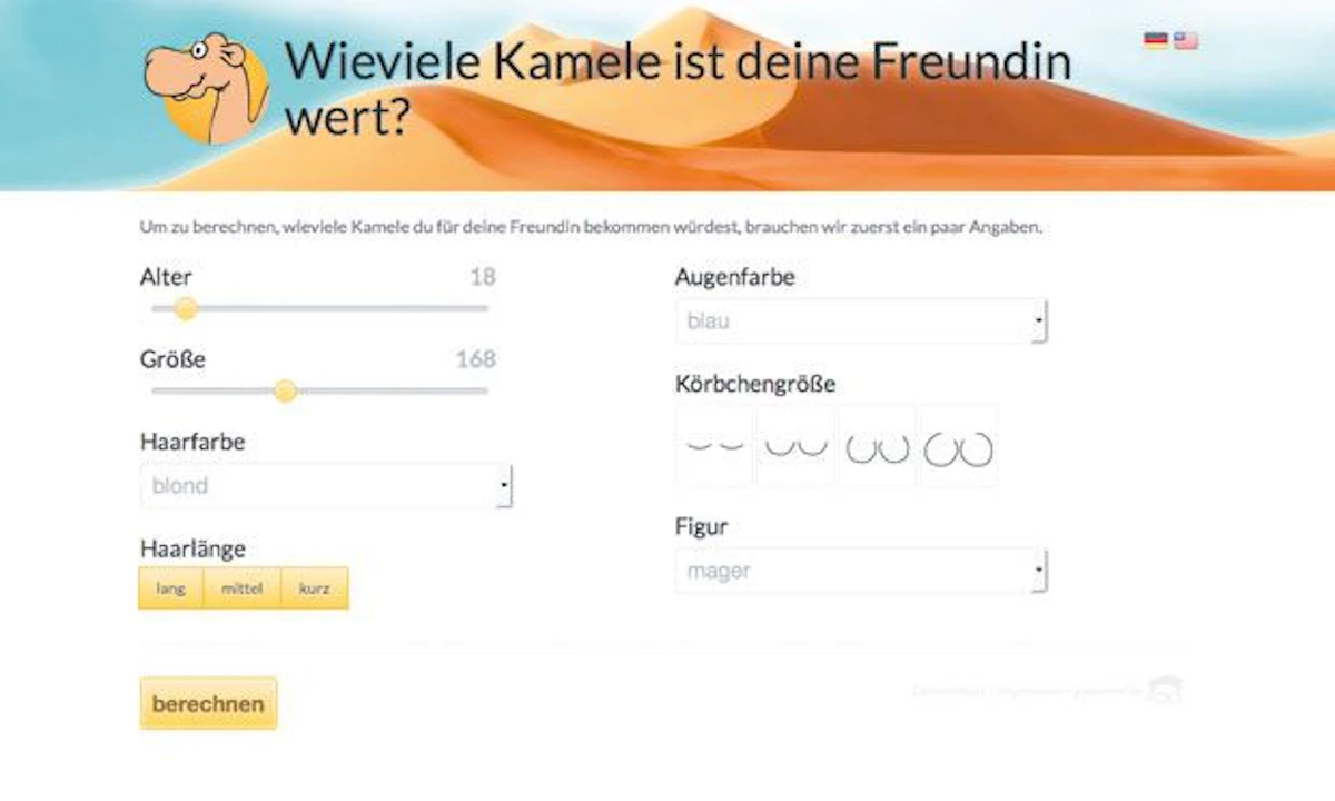 wie viele kamele ist meine freundin wert