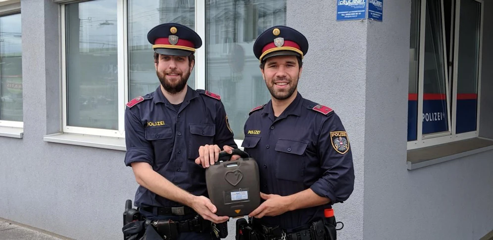 Polizisten als Lebensretter