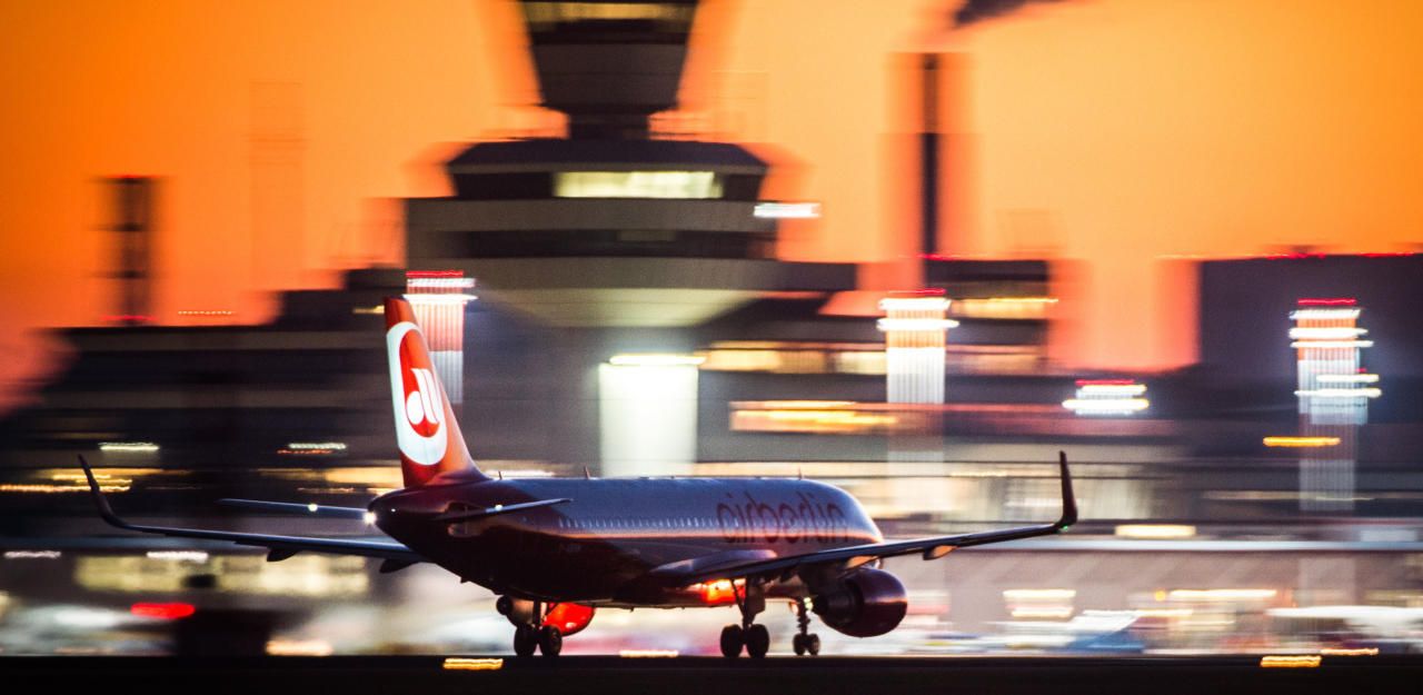 Heute.at - Air Berlin: Spektakuläres Manöver zum Abschied