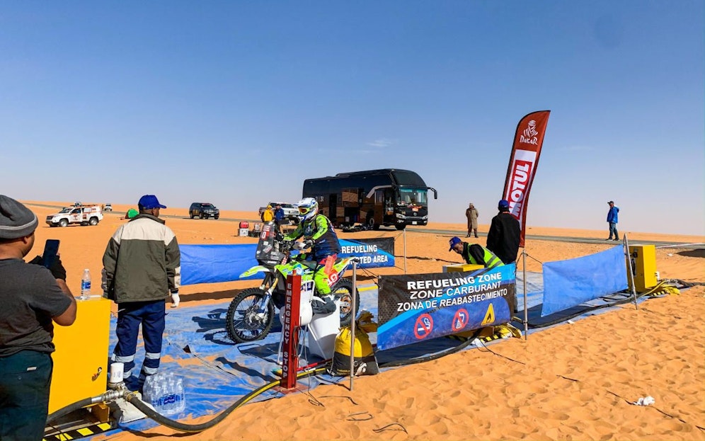 Edwin Straver bei der Rallye Dakar.