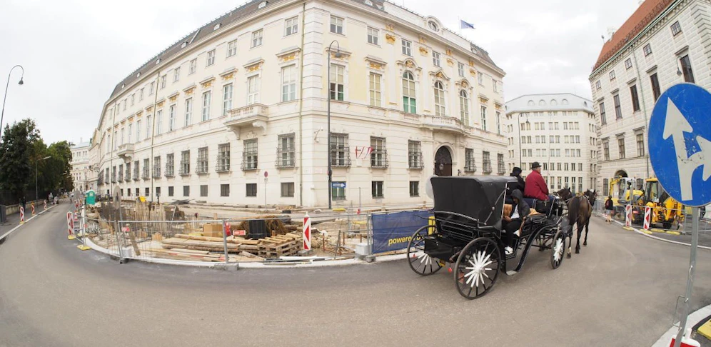 Der Bau der Mauer wurde gestoppt.