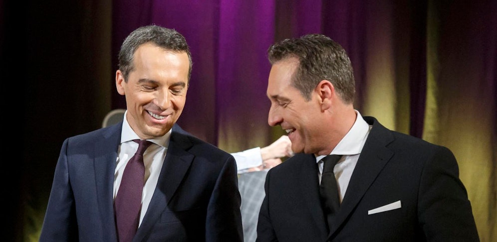 Diskussion im Radiokulturhaus zwischen SPÖ-Chef Christian Kern und FPÖ-Chef Heinz-Christian Strache am 23. November 2016