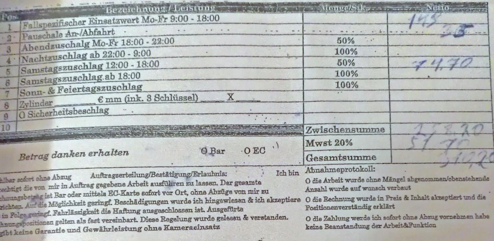 310 Euro für 40 Minuten Arbeit: "Heute"-Leser fühlt sich in die Irre geführt.