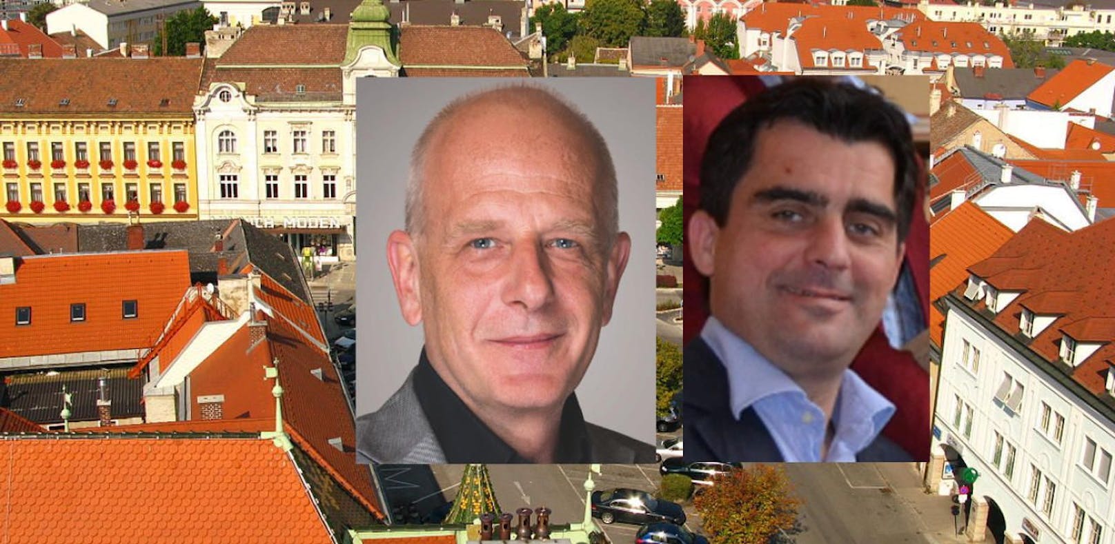Streit zwischen SP-Vizebürgermeister Thomas Pfaffl und VP-Bürgermeister Christian Gepp.