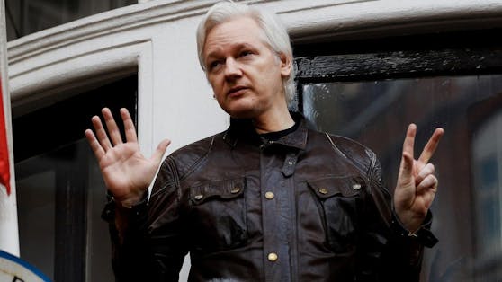 Wikileaks-Gründer Julian Assange im Jahr 2017