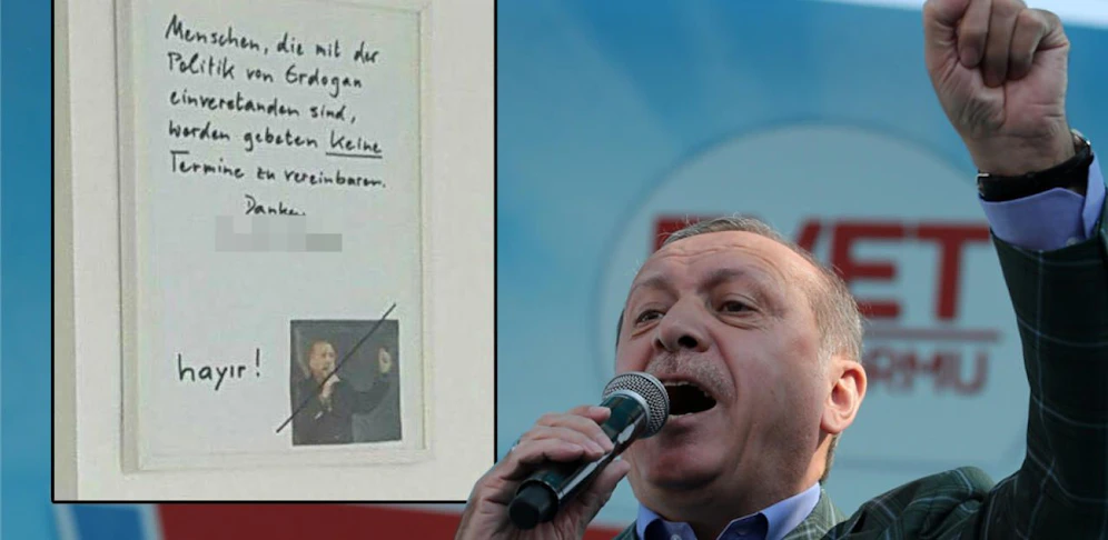 Hier keine Schmerzbefreiung für Erdogan-Sympathisanten
