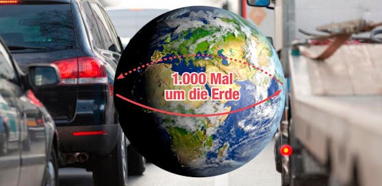 Egal ob mit dem Auto, dem Fahrrad, den Öffis oder zu Fuß: Die Oberösterreicher umkreisen die Erde mehr als 1.000 mal pro Tag.