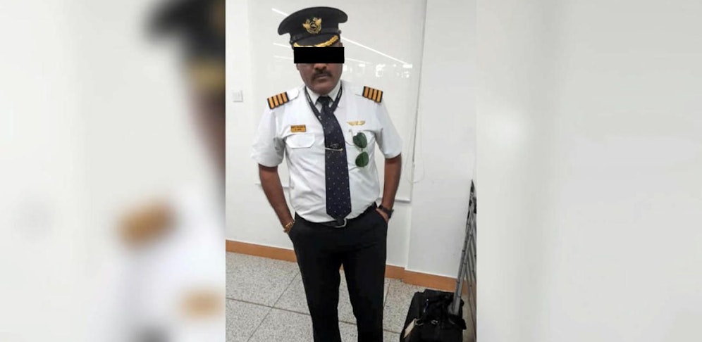 So verkleidet flog Rajan M.