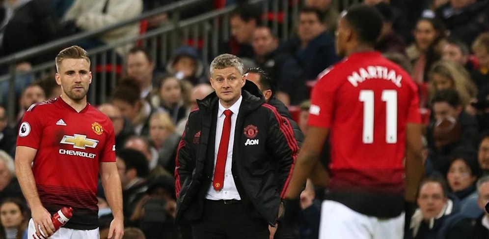 Ole Gunnar Solskjaer und Anthony Martial - es herrscht dicke Luft.