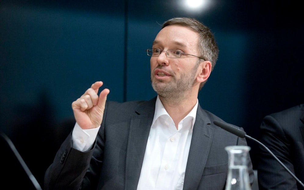 Innenminister Kickl (FP)