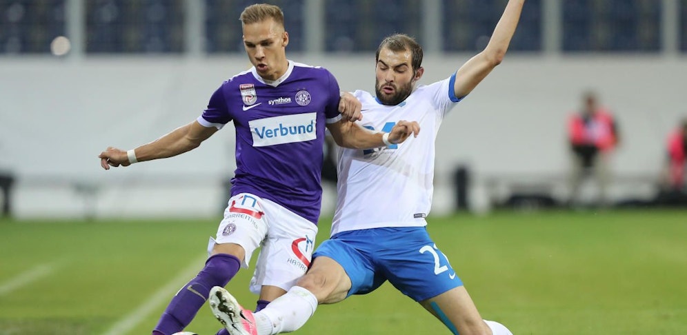 Monschein und die Wiener Austria feiern trotz einer 0:1-Pleite den Aufstieg in die Gruppenphase der Europa League. 