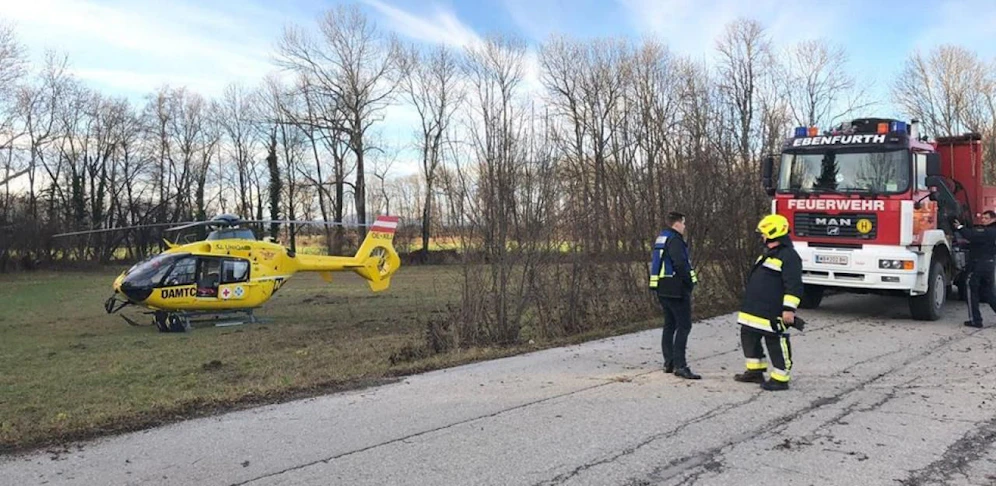 Ein Foto von der Unfallstelle.