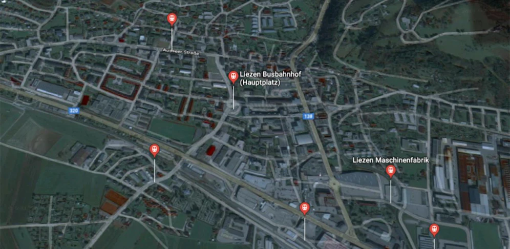 Der Unfall passierte am örtlichen Busbahnhof in Liezen