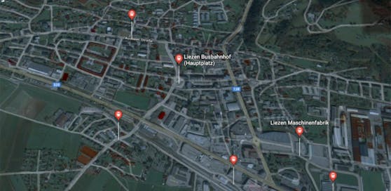 Der Unfall passierte am örtlichen Busbahnhof in Liezen