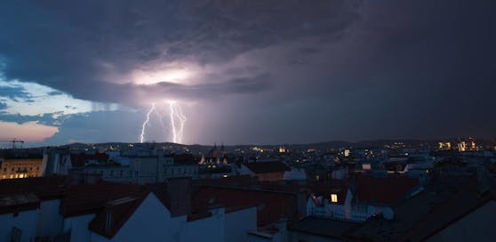 Am Freitagabend ist in Wien mit Gewittern zu rechnen.