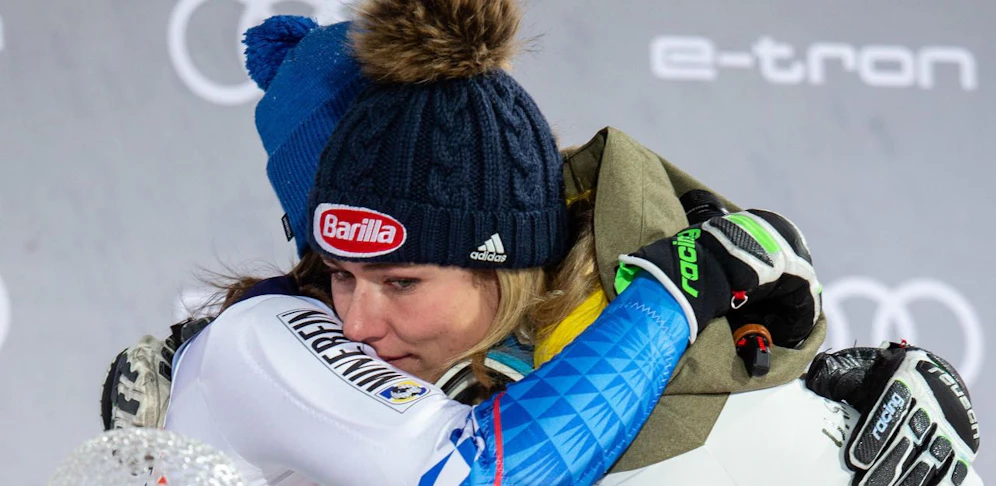 Mikaela Shiffrin und Dauer-Rivalin Petra Vlhova