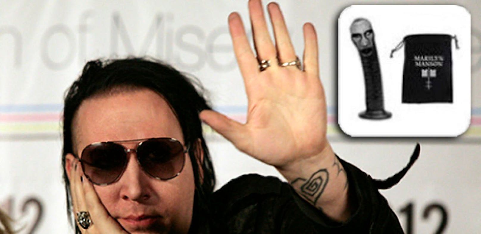 Marilyn Manson verkauft Dildos mit seinem Gesicht