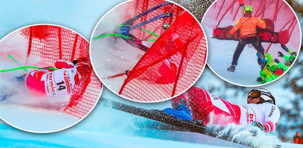 Hannes Reichelt stürzt in Bormio schwer