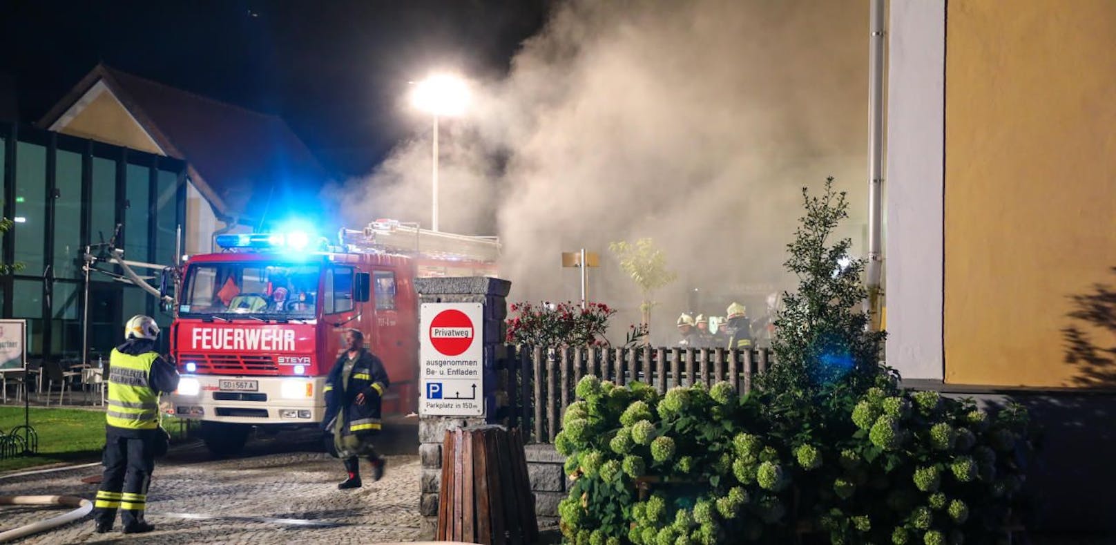 Brand in Seminarhotel: 14 Gäste wurden evakuiert