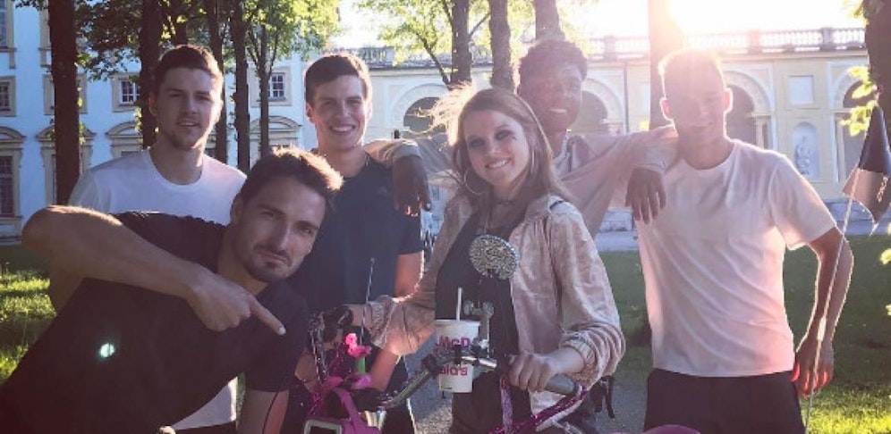 David Alaba mit Bayern-Kollegen Hummels und Kimmich beim Dreh für Fack ju Göhte 3