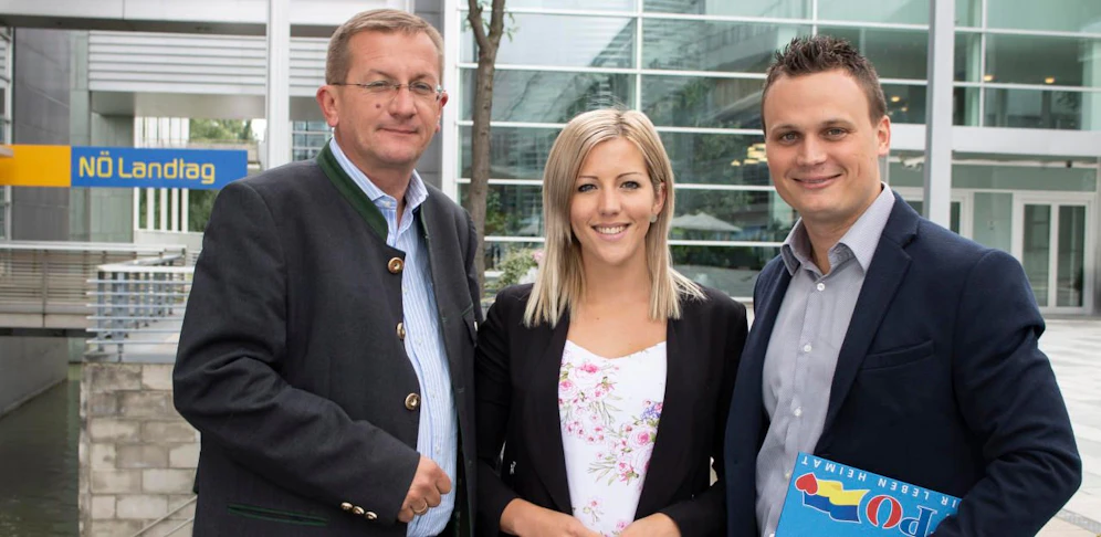 Erfreut über Beschluss: Landtagsabgeordneter Dieter Dorner, Gemeinderätin Kerstin Stoiber und FP-Bezirkschef Andreas Bors (v. li.)