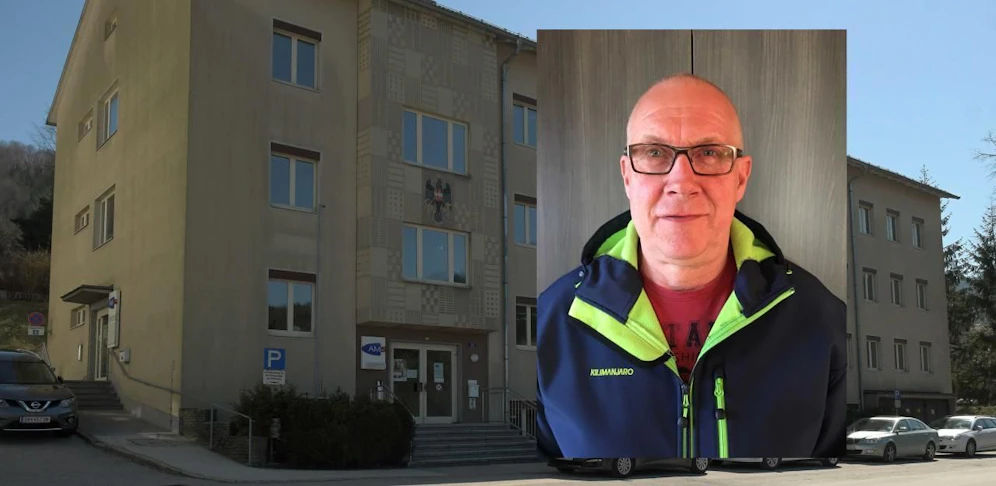 Rudi Zellhofer (kleines Bild) hat wieder einen Job  als Möbelmonteur; AMS Scheibbs (großes Bild)