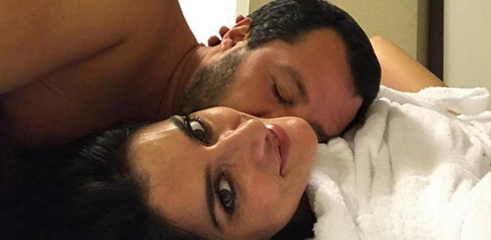 Salvinis Ex-Verlobte Elisa Isoardi postete dieses Schmusefoto auf Instagram und machte damit Schluss.