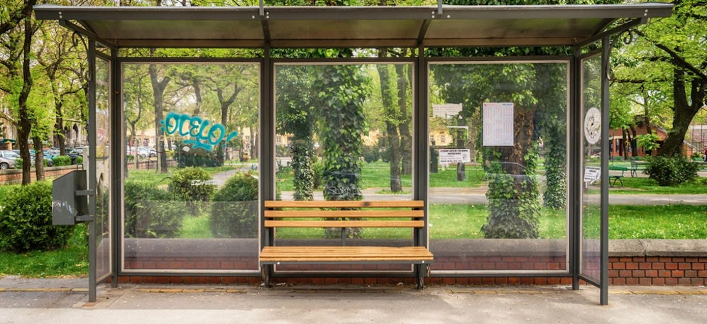 Die Wiener hatten an einer Bushaltestelle Sex