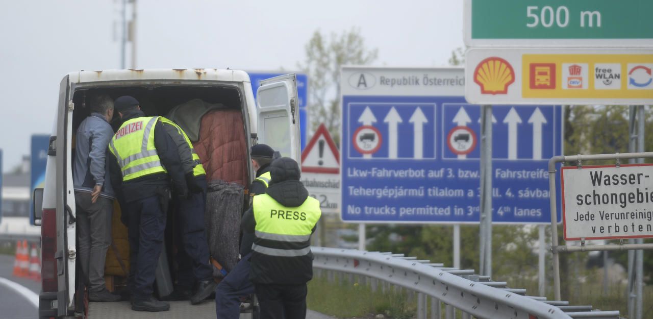 Grenzkontrolle im burgenländischen Nickelsdorfer