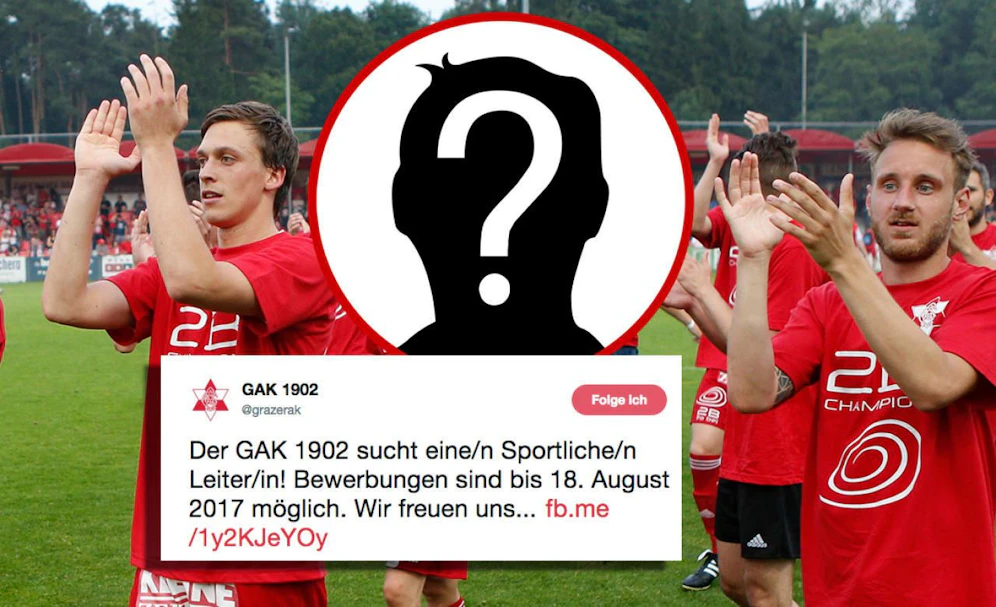 Wer will Sportlicher Leiter des GAK werden? Die Bewerbungsfrist läuft bis 18. August.