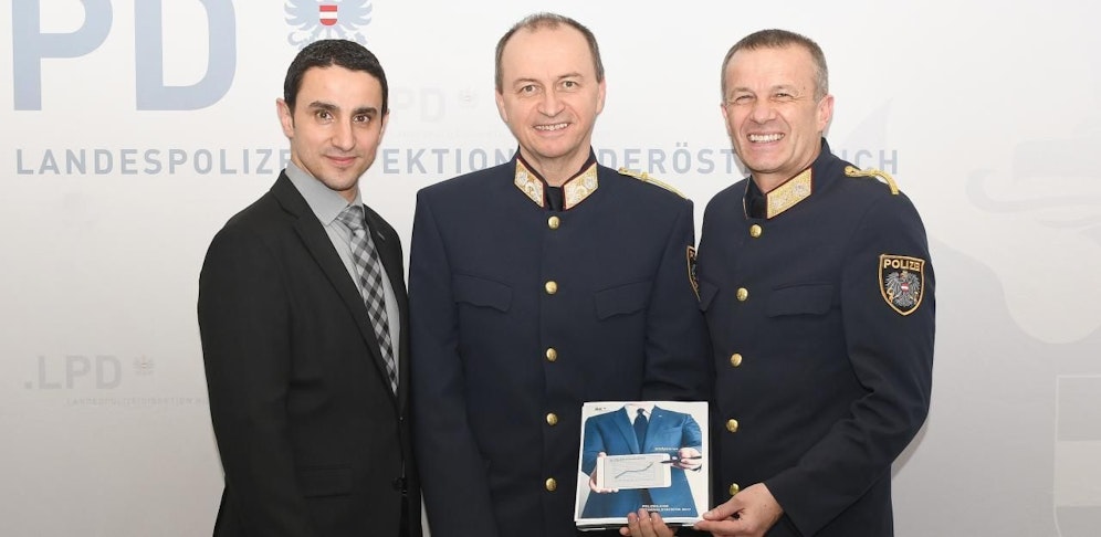 Omar Haijawi-Pirchner, Konrad Kogler und Franz Popp.