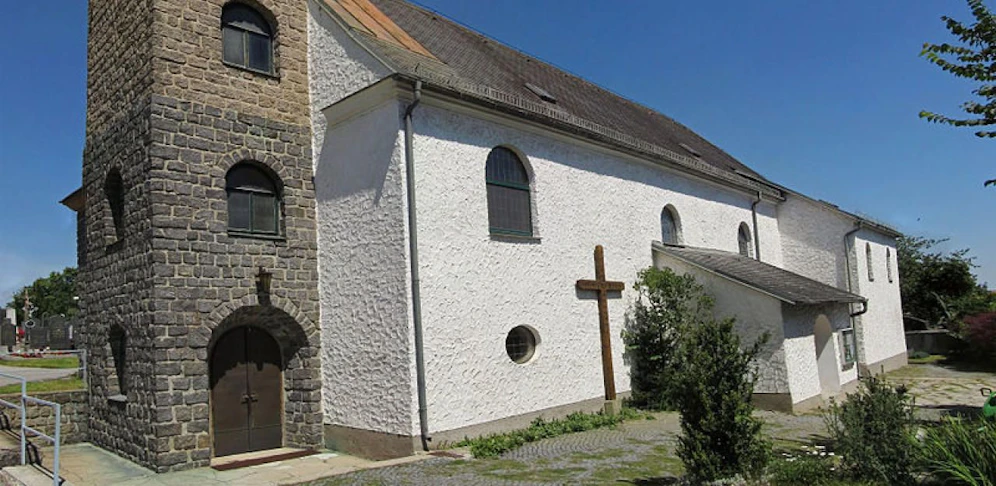 Die Kirche in Pfaffenschlag.