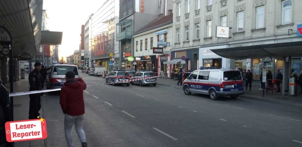 Polizeieinsatz in Floridsdorf