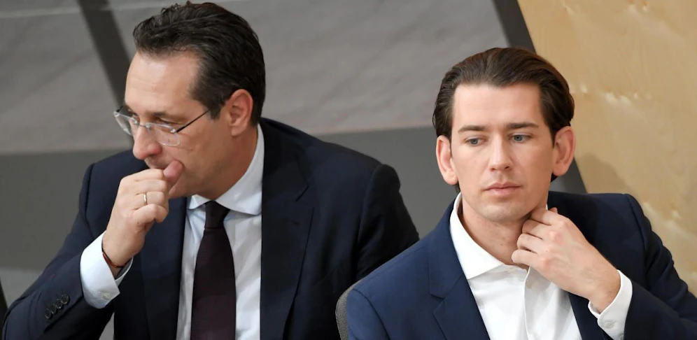 Vizekanzler Heinz-Christian Strache (FPÖ) und Bundeskanzler Sebastian Kurz (ÖVP)