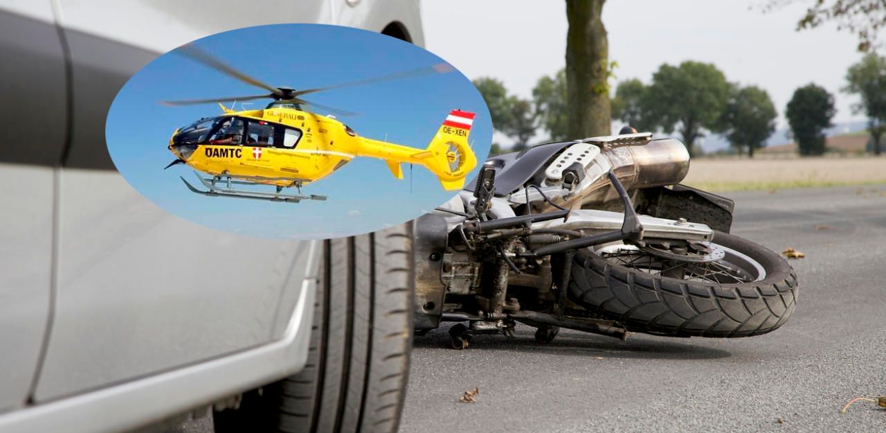 Heute.at - Biker von Auto überfahren: Vater (33) wird überleben