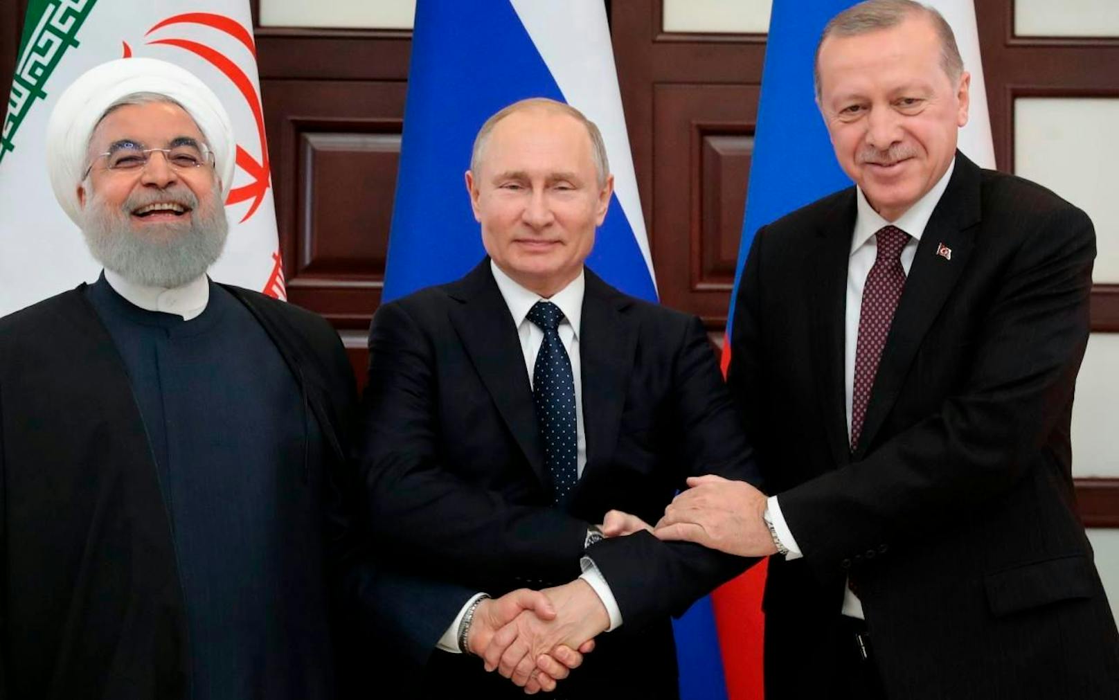 Erdogan empfängt Putin und Rouhani