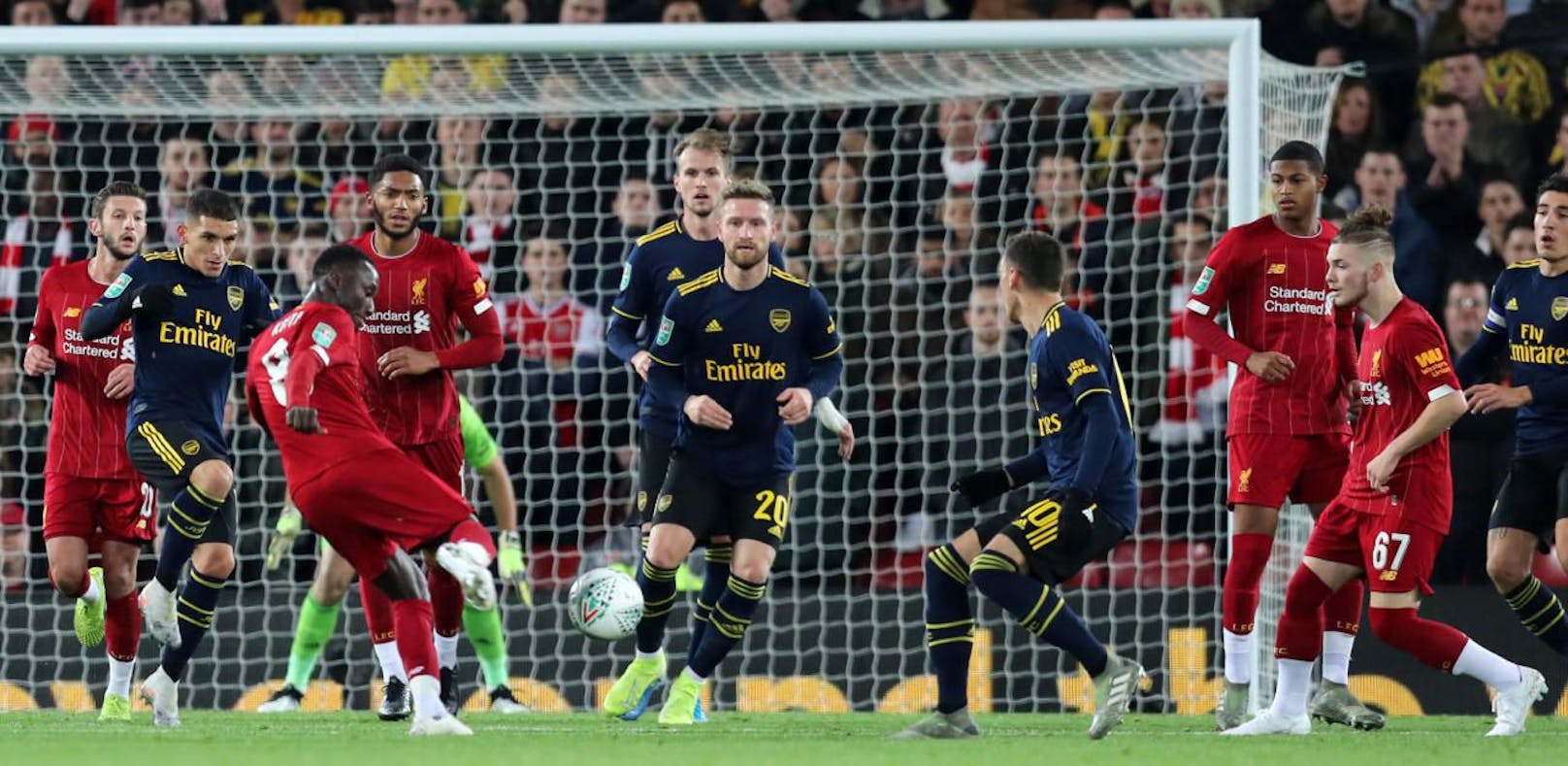 Liverpool gegen Arsenal wurde zum Shootout