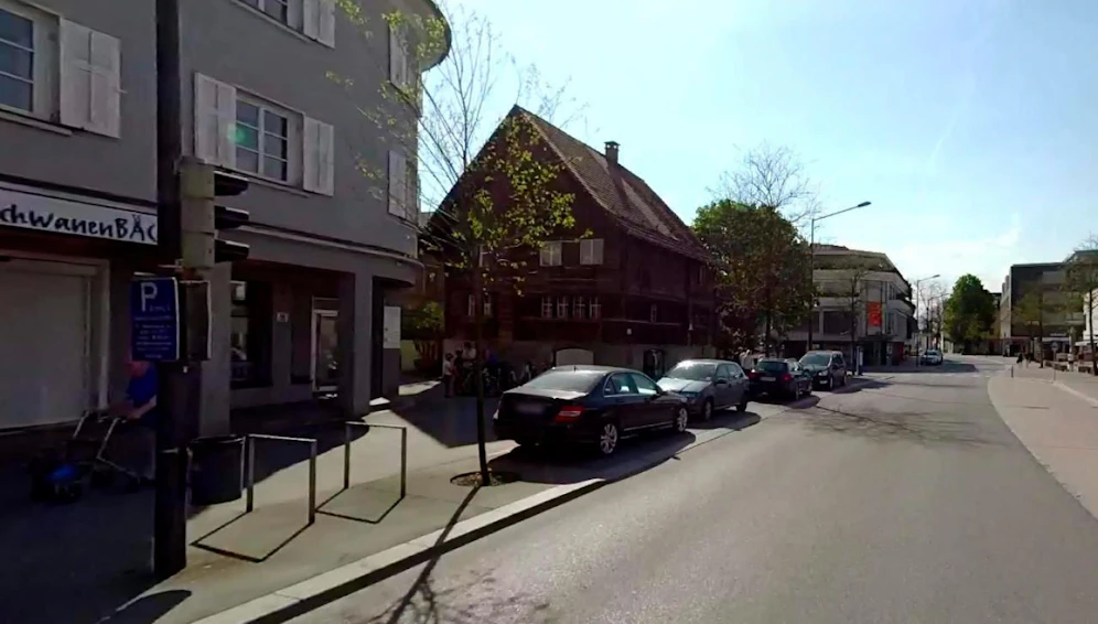 Die Klostergasse in Dornbirn.