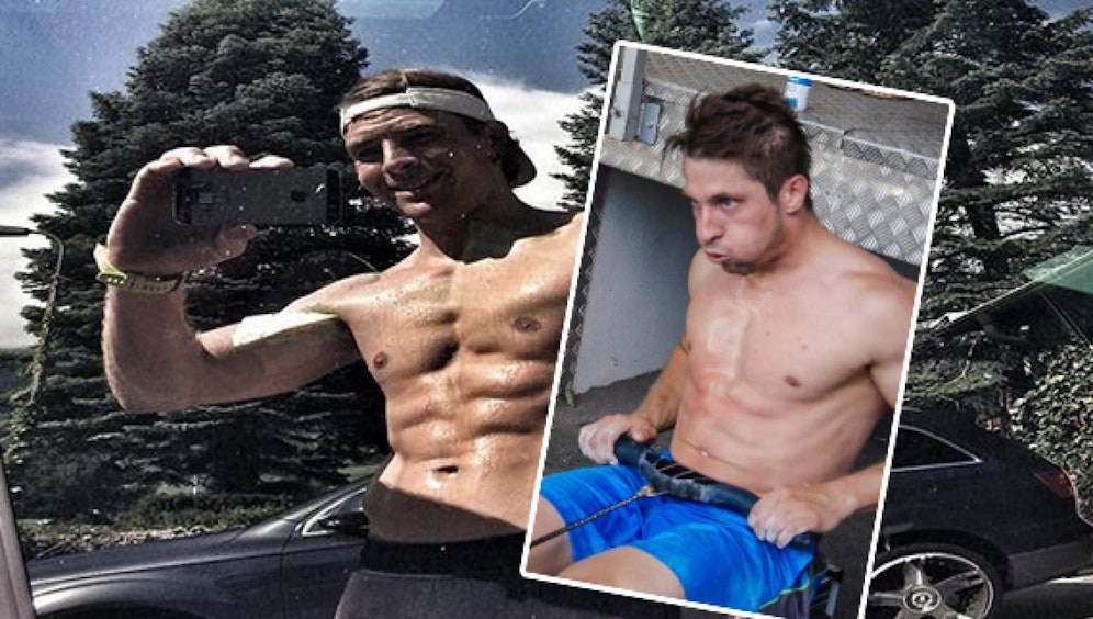 Muskelmänner unter sich: Benjamin Karl (li.) und Marcel Hirscher.