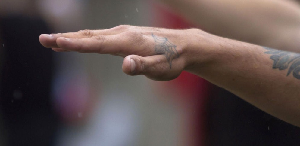 Der Wiener streckte auch die Hand zum Hitlergruß.