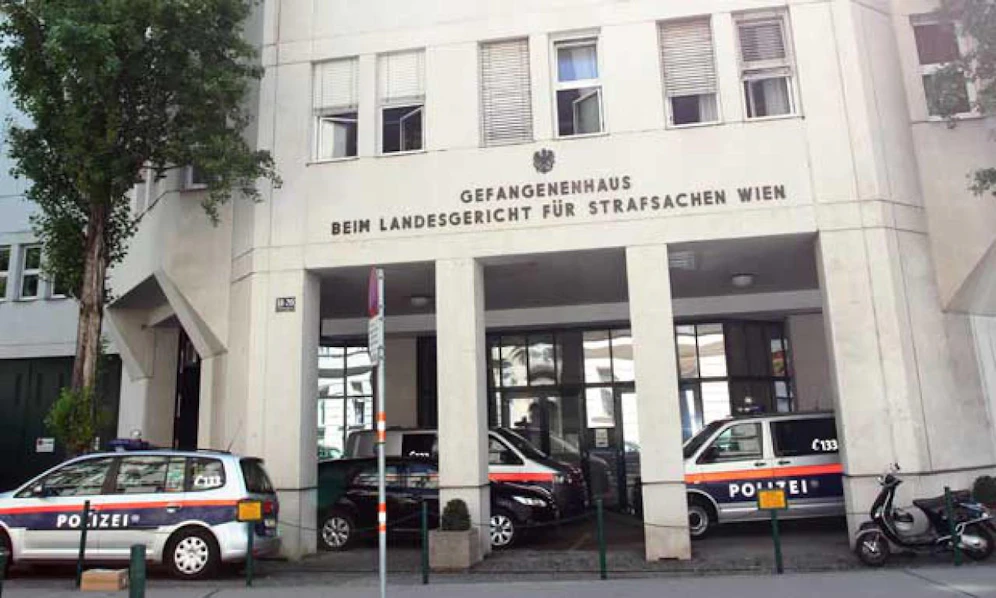 Prozess am Gericht in der Josefstadt. 